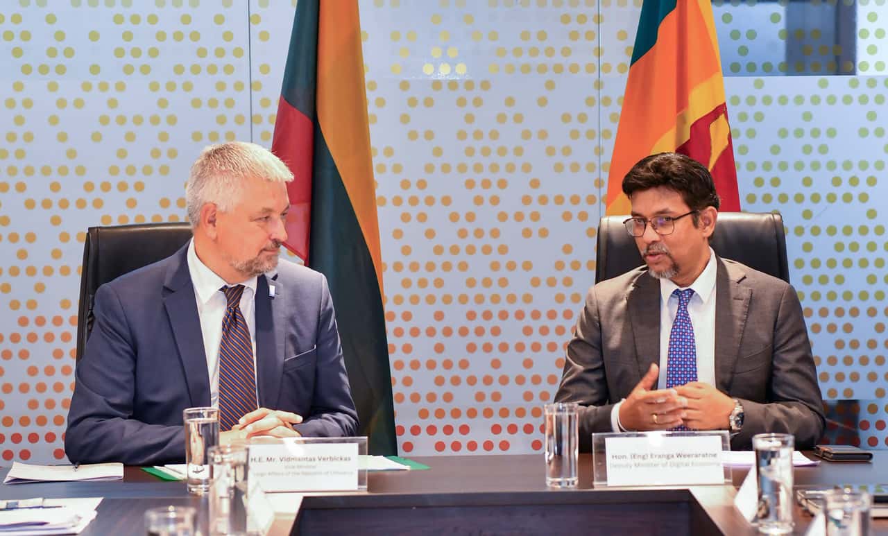Sri Lanka and Lithuania Hold Bilateral Discussions to Strengthen Digital Economy Cooperation