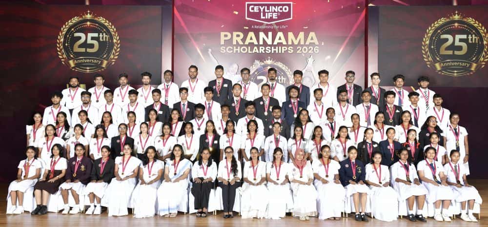 Ceylinco Life awards Rs. 23.4 Mn. in Pranama scholarships at milestone 25th presentation
