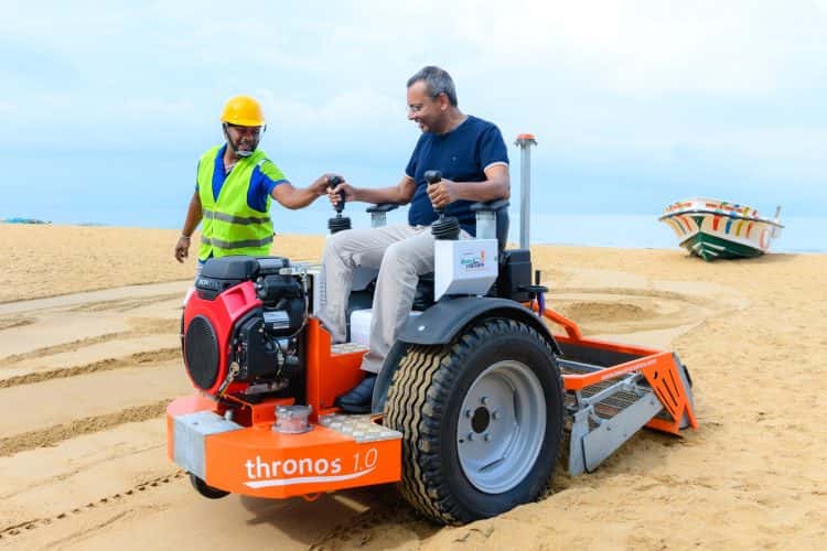Clean Serendib Introduces Machine-Assisted Beach Cleaning Technology to Strengthen Coastal Conservation Efforts