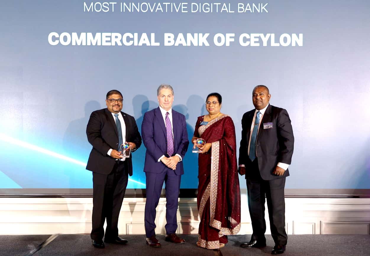 ComBank crowned Best Digital Bank in Sri Lanka by Global Finance with 3 global awards