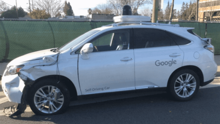 Video shows Google self-driving car hit bus in Silicon Valley