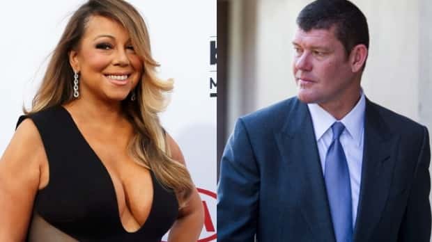 Mariah Carey loved up with new boyfriend James Packer