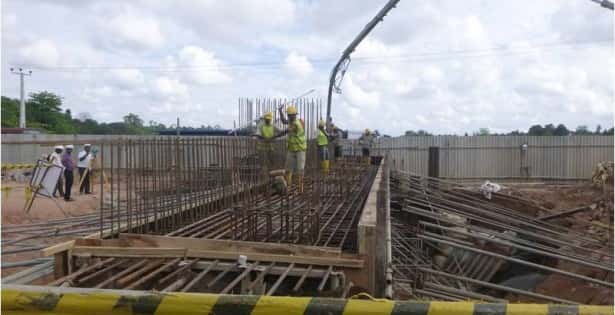 Status of Polduwa bridge near Waters Edge in Battaramulla