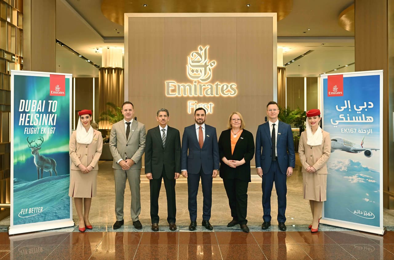 Emirates takes off to Helsinki