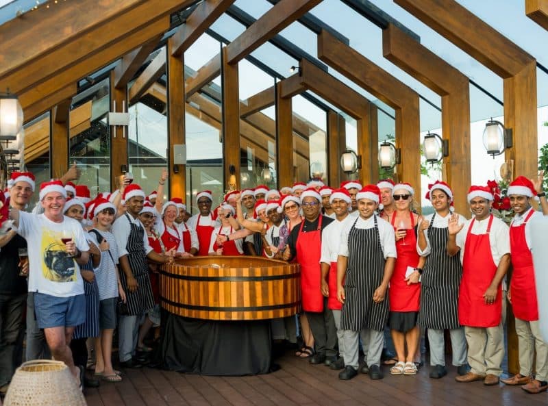 DoubleTree by Hilton Weerawila Rajawarna Resort Welcomes the Festive Season with its Christmas Cake Mixing Ceremony