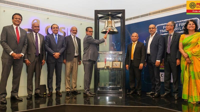 People's Bank Rings Openings Bell at CSE to Mark Integration of Share Trading Facility to People's Pay App