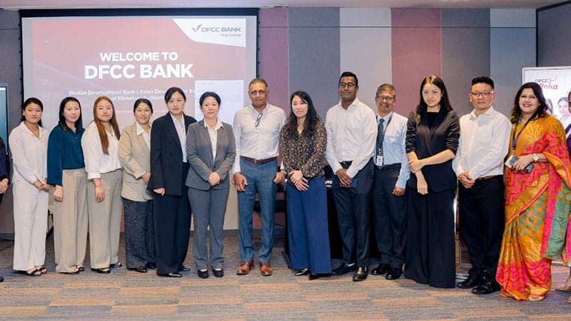 DFCC Bank Strengthens Regional Development-Finance Links through Exchange with Bhutan Development Bank and ADB