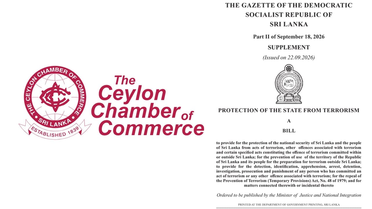 Ceylon Chamber Calls for Careful Review of Recent Draft Legislations to Safeguard Competitiveness and GSP+ Access