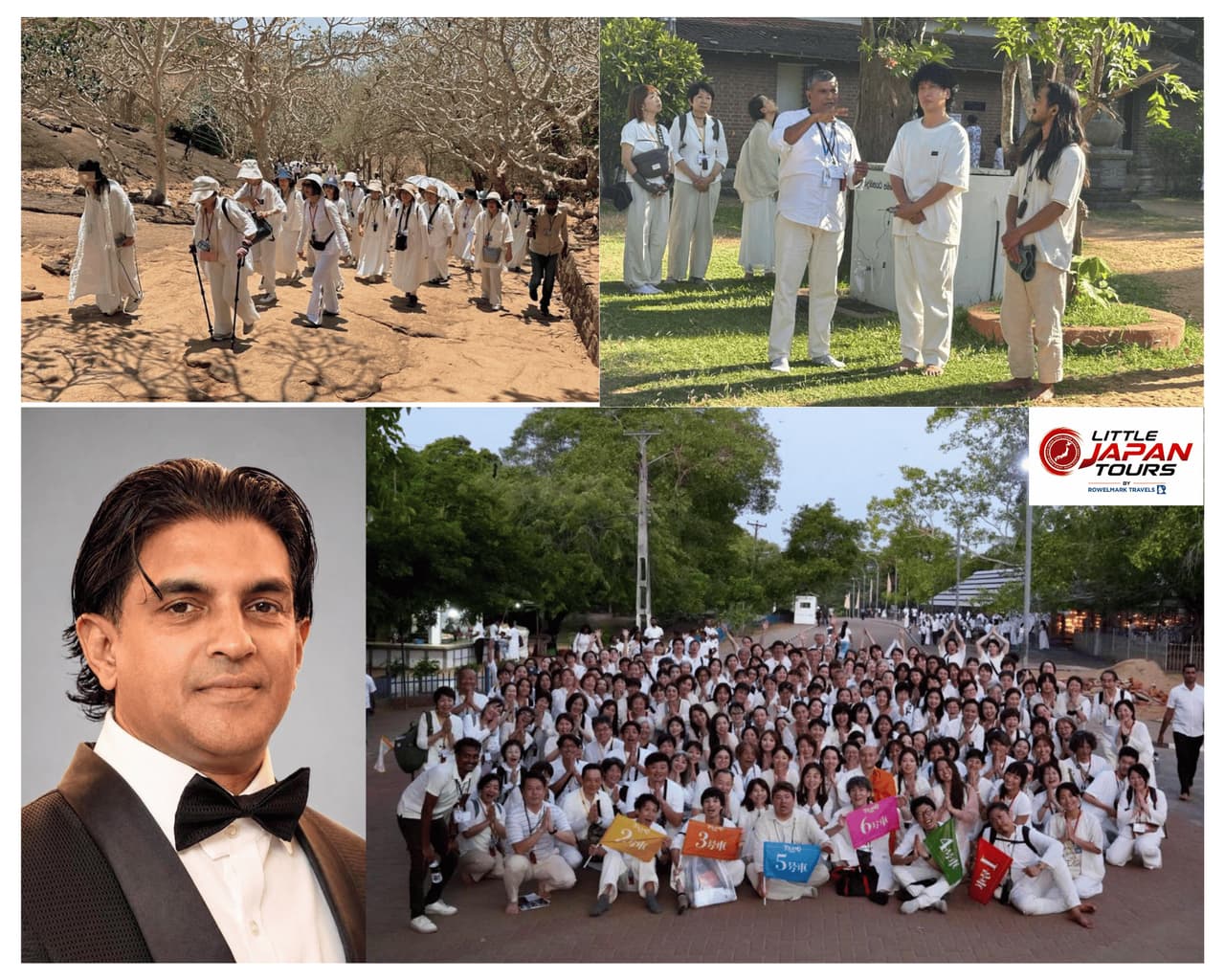 Dr. Ruwan Perera's 250+ Japanese Delegation Begins Sri Lanka Journey with Visit to Jaya Sri Maha Bodhiya