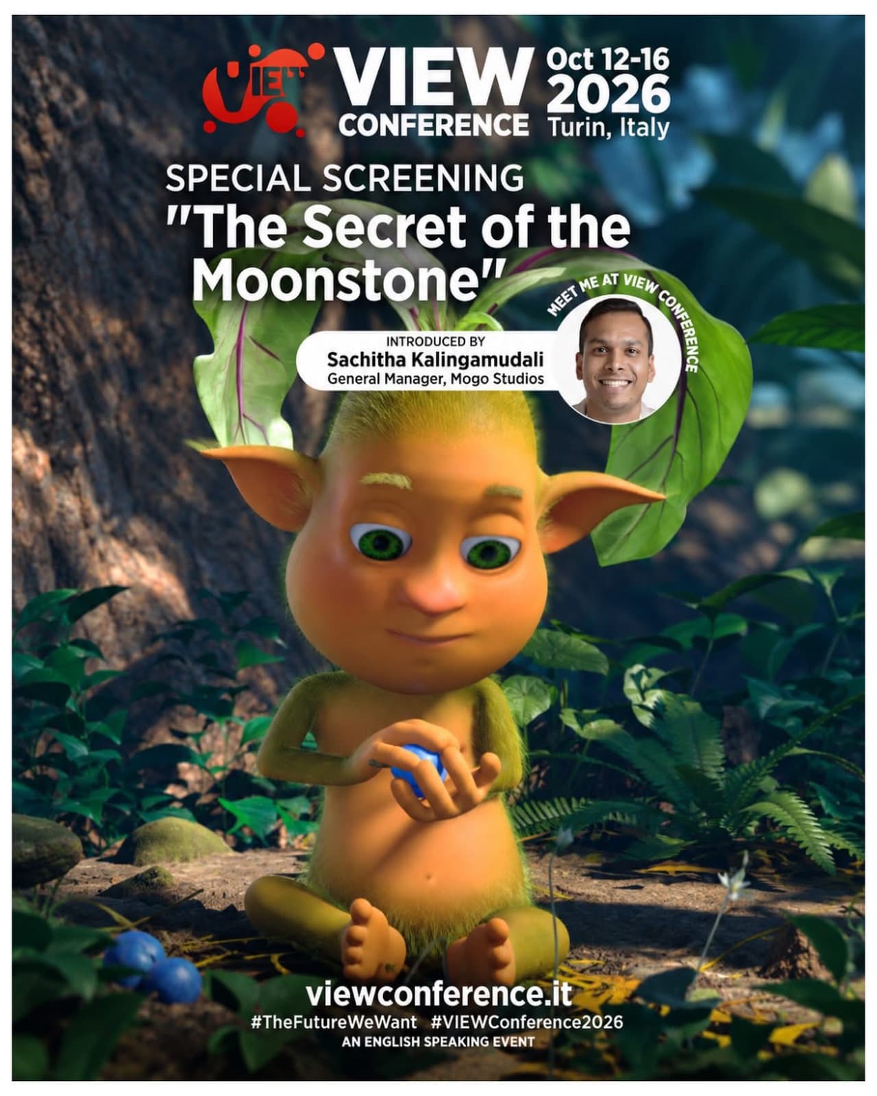 The Secret of the Moonstone to debut at VIEW Conference in Italy